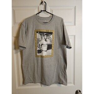 Ken Griffey Jr. T Shirt Gray Mens Size L Large Casual Industrees Rainier Brewery